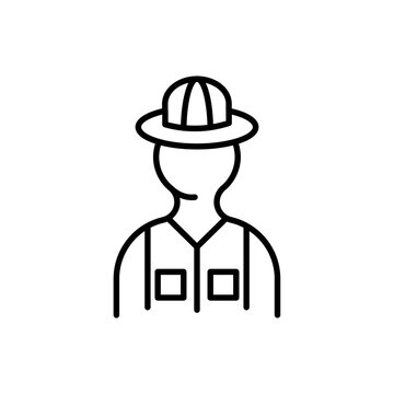 recommend clip art: Adventurer outline icons, minimalist vector illustration ,simple transparent graphic element .Isolated on white background