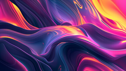 abstract futuristic digital art flow and wave effect background