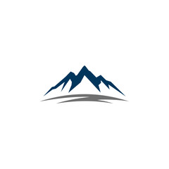 mountain landscape vector logo