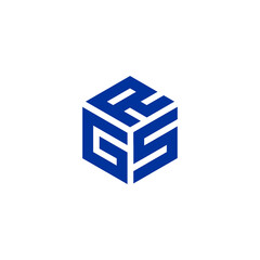 3d cube with cubes logo