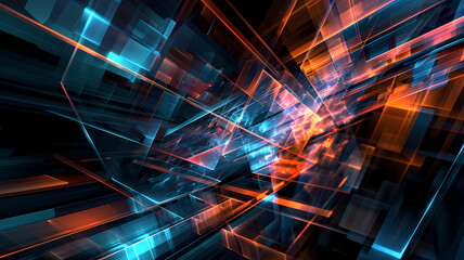futuristic abstract dynamic digital art background