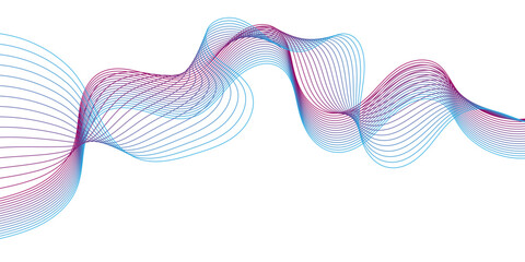 Abstract flowing wave lines vector background, lines wave abstract stripe. Design element for technology, science, business, modern concept background vector eps 10	