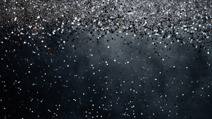 Obraz premium happy new year 2021 with space copy on silver glitter background