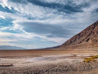 Death Valley Desert. National Park. Eastern California, Mojave Desert, The Great Basin Desert. The hottest place on Earth.