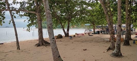beach of love in the batam island
