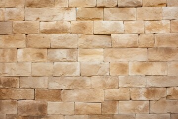 Wall texture with rustic bricks beige tone