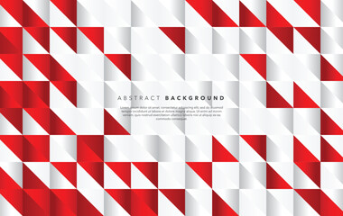 red and white modern abstract background design template