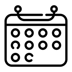 calendar Line Icon