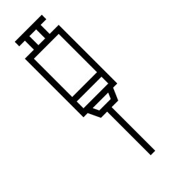 Icono de pipeta. Instrumento de precisión de laboratorio. Ilustración vectorial