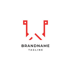 Letter W logo Modern Elegant Logotype Design Template.