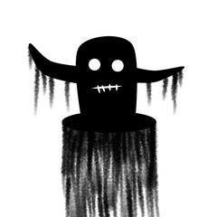 Illustration vector graphic of skull and crossbones