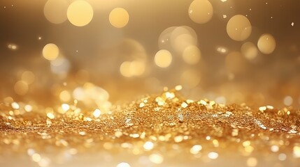 Fototapeta na wymiar shimmer golden glitter background illustration sparkle shine, metallic glisten, lustrous dazzling shimmer golden glitter background