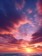 Fototapeta premium sunset background