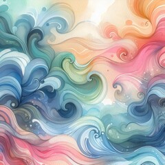 Abstract watercolor background. Hand-drawing. watercolor illustration.