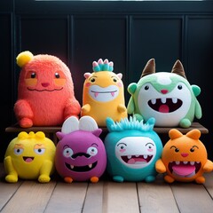 Funny cute fluffy toys
