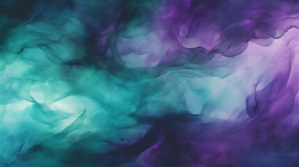 Fototapeta na wymiar Abyssal Whirlpool: Deep Sea Eddies in Turquoise and Violet 