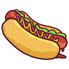 Hotdog illustration