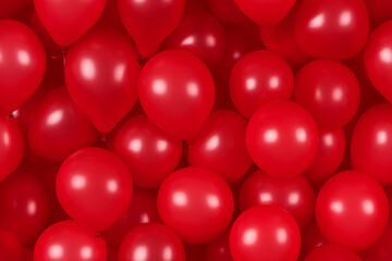 red balloons background wall texture pattern seamless wallpaper