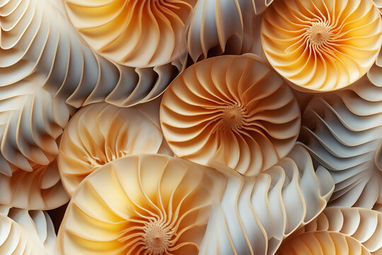 nautilus shell ocean organic background wall texture pattern seamless wallpaper