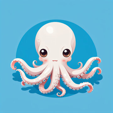 cartoon octopus character