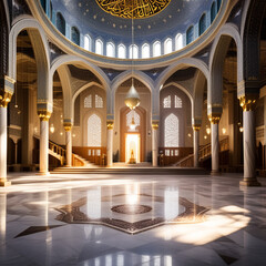 interior of the mosque country,General Ai - obrazy, fototapety, plakaty
