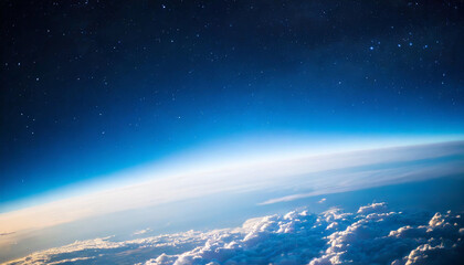 outer space stratosphere cosmic landscape with vibrant hues, stars, and galaxies, showcasing the awe-inspiring beauty of the outer space 