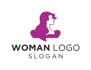 Logo design about Woman on a white background. made using the CorelDraw application.