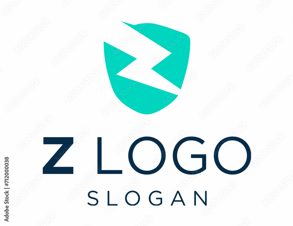 Fototapete logo design about letter z on a white background. made using the coreldraw application.