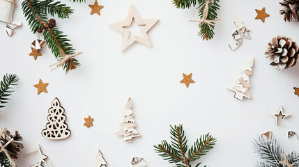 christmas background with christmas tree