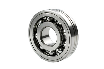 Closeup of a ball bearing isolated on a Transparent background. Generative AI