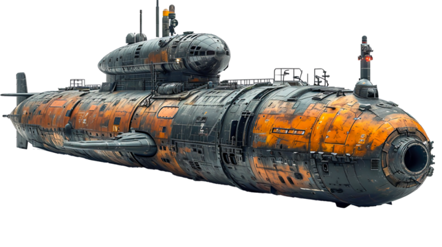 Submarine Military Operations Stealthy Underwater Maneuvers for Global Security, Generative Ai