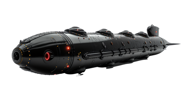 Submarine Military Operations Stealthy Underwater Maneuvers for Global Security, Generative Ai