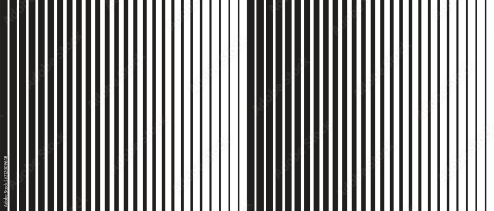 Poster abstract black thin to thick line pattern design.