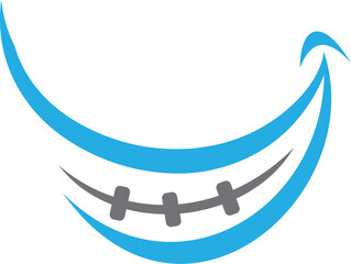 orthodontics logo , oral logo vector