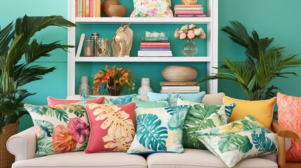 decor product home background illustration furniture accessories, lighting textiles, colors patterns decor product home background