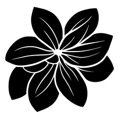 Hand drawn simple flower illustration