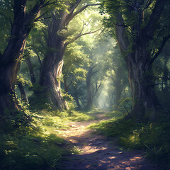 Way in the Forest