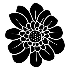 Hand drawn simple flower illustration