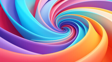 Abstract background with wave shapes in a colorful style