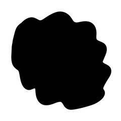 black abstract shape background element png file transparent, object background design element shape black