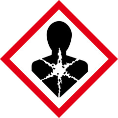 ghs hazardous, transport icon, warning symbol ghs - sga safety sign, pictogram, health hazard, chemicals that cause damage to one or more organs when inhaled