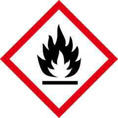 ghs hazardous, transport icon, warning symbol ghs - sga safety sign, pictogram,flammable, gases, aerosols, liquids, and solids that are flammable