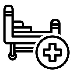Hospital Bed Icon