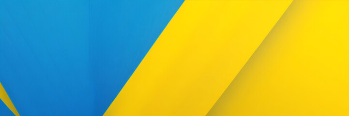 Gelber und blauer Hintergrund mit Streifen. Vektorabstraktes Hintergrundtexturdesign, helles Poster. Abstrakter Hintergrund moderne Hipster-futuristische Grafik. Mehrschichtiger Effekt mit Textur.