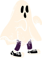 Obraz premium Halloween Ghost Mascot
