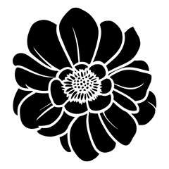 Hand drawn simple flower illustration