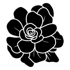 Hand drawn simple flower illustration