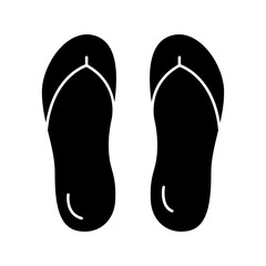 flip flop icon logo vector image