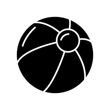 beach ball icon logo vector image