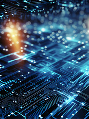 Obraz premium high technology background